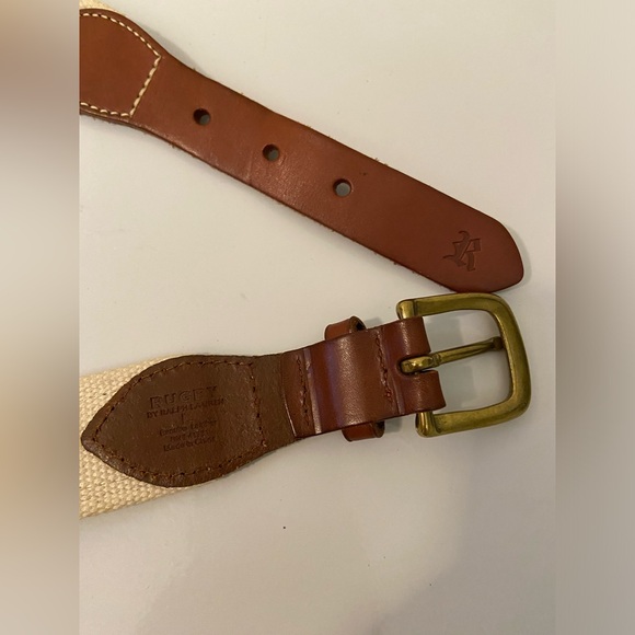 Ralph Lauren Rugby Belt Men's Embroidered Size L - Picture 5 of 6